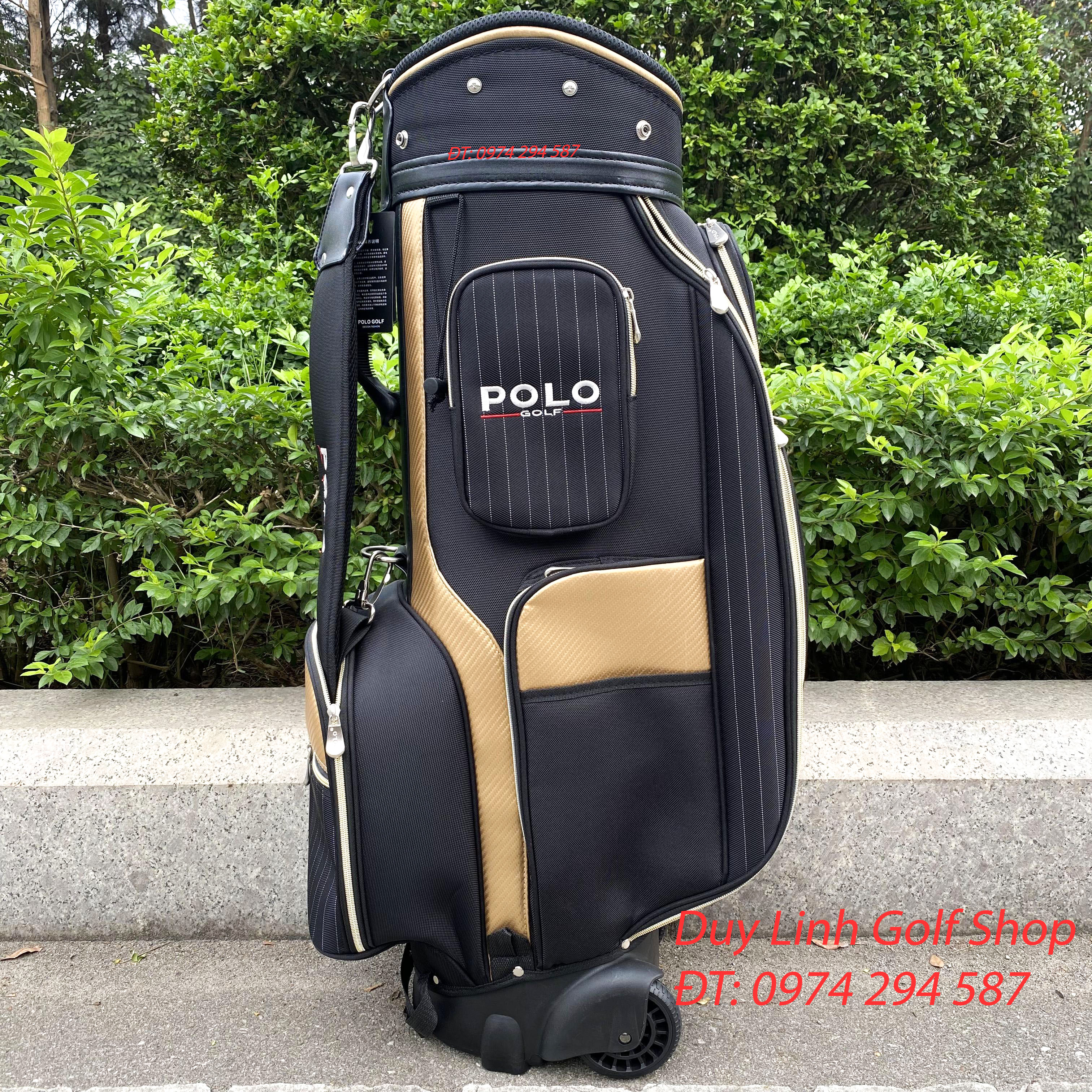 Taylormade Golf Club Bag High Quality Umbrella Fabric for Men and Women – Can Hold 14-16 Clubs – Waterproof – Dust-Free – Super Durable – Luxurious Sports Design