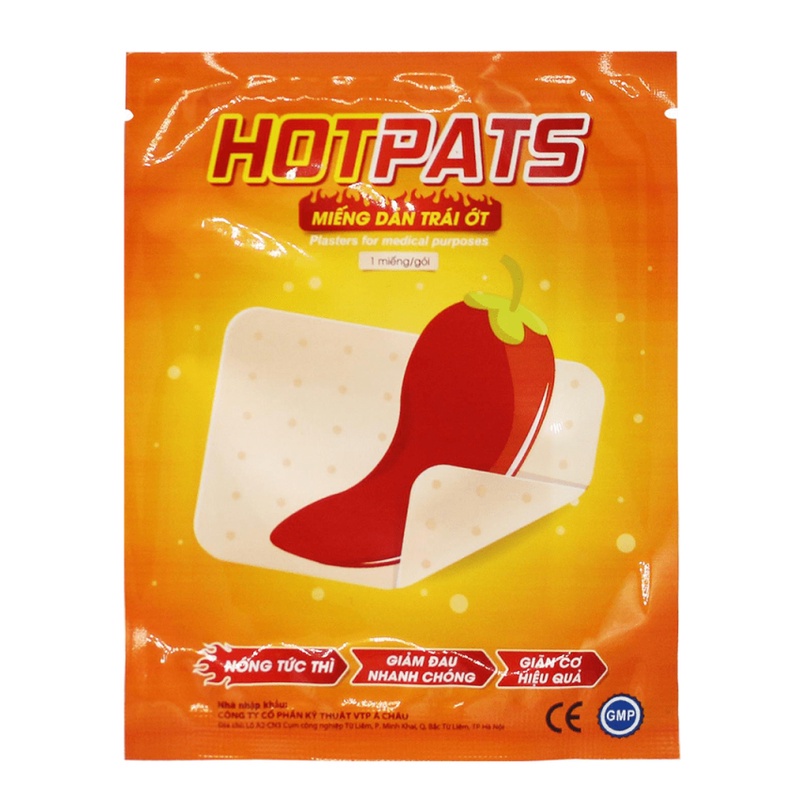 Miếng Dán Trái Ớt Hotpats Hộp 7 Miếng