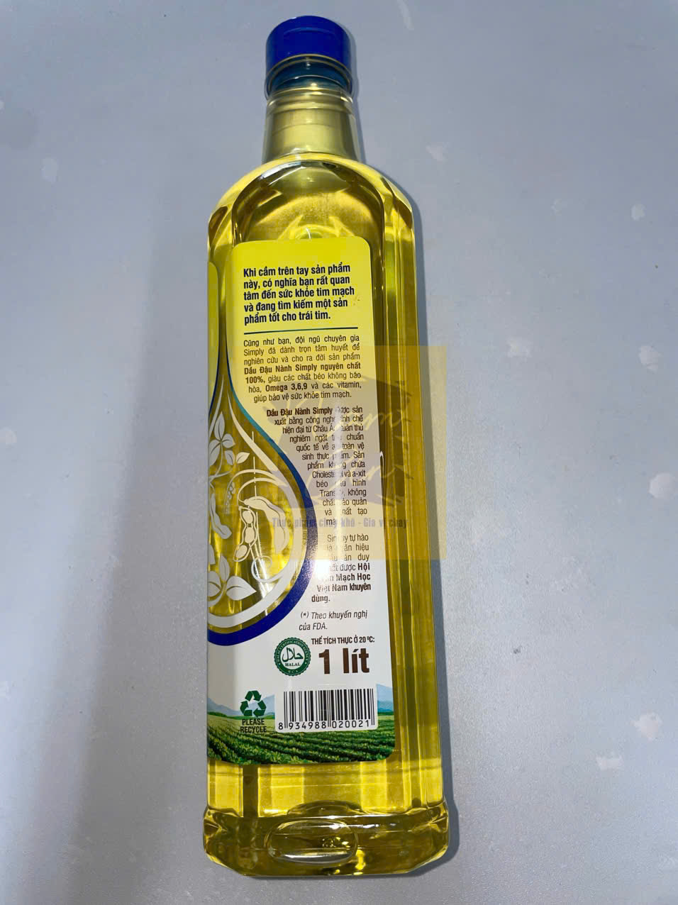 Dầu Đậu Nành Simply 100% Nguyên Chất 1Lit