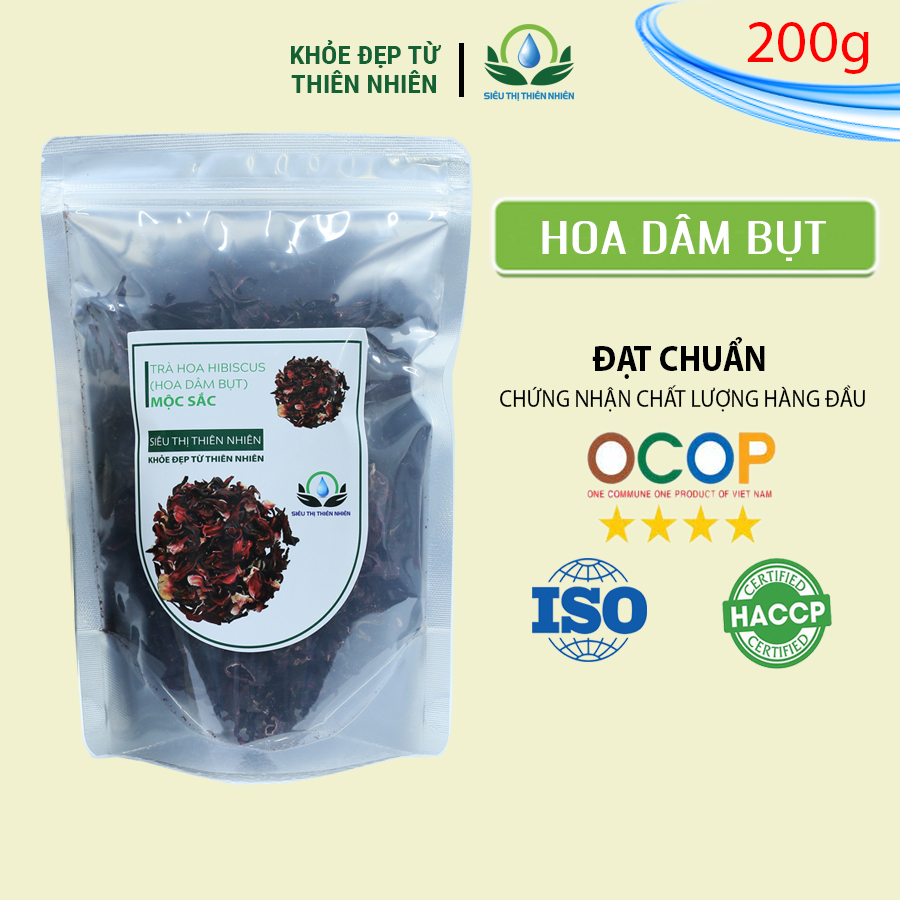 Trà hoa dâm bụt (hibicus) Mộc Sắc gói 200g