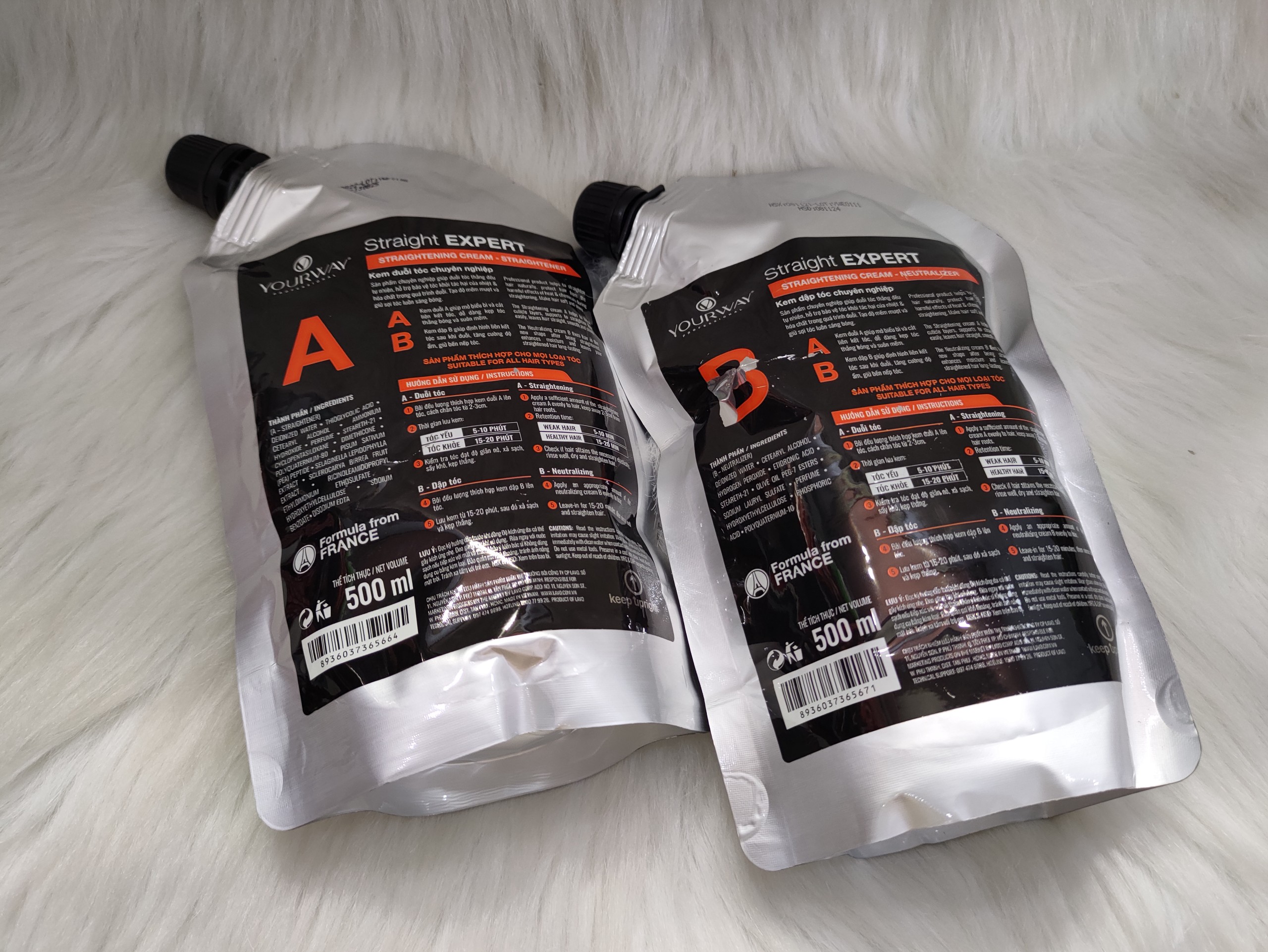 Duỗi dạng túi Yourway 500ml x2
