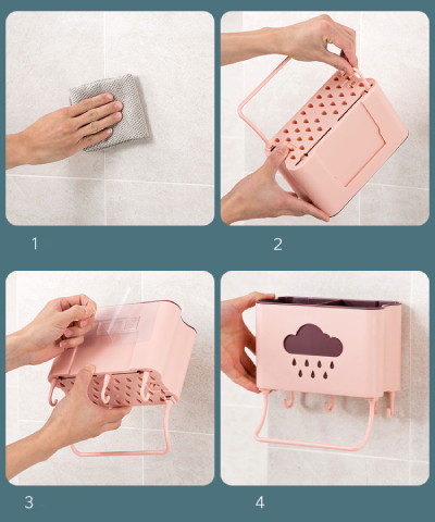 Kệ treo đũa muỗng hình đám mây