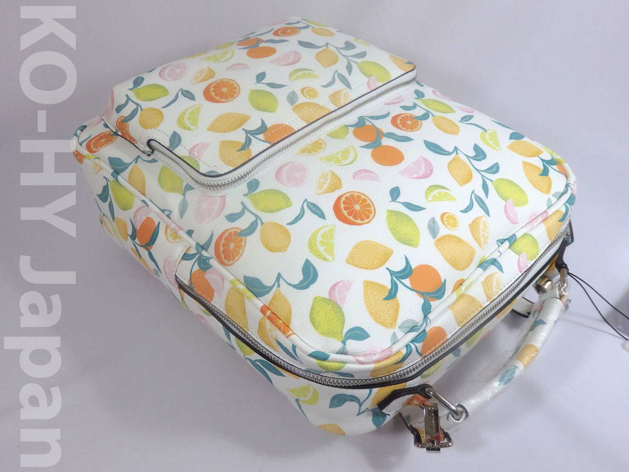 [HCM]Balo thời trang PARFOIS Fruit patern backpack-white