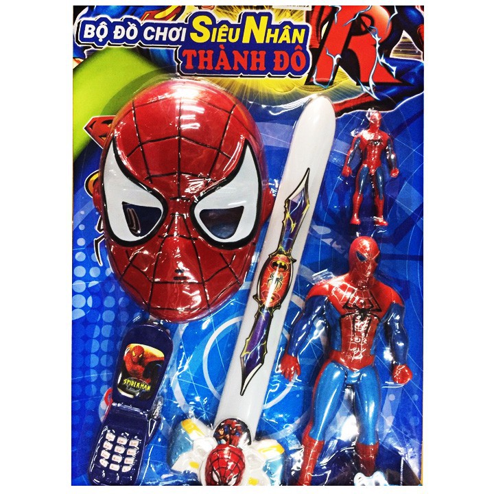 Vỉ mặt nạ người nhện chạy pin