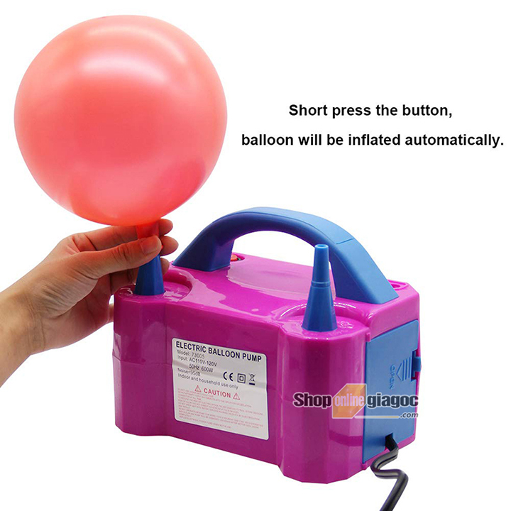 Máy Bơm Bong Bóng Bằng Điện 2 Vòi VDBB03