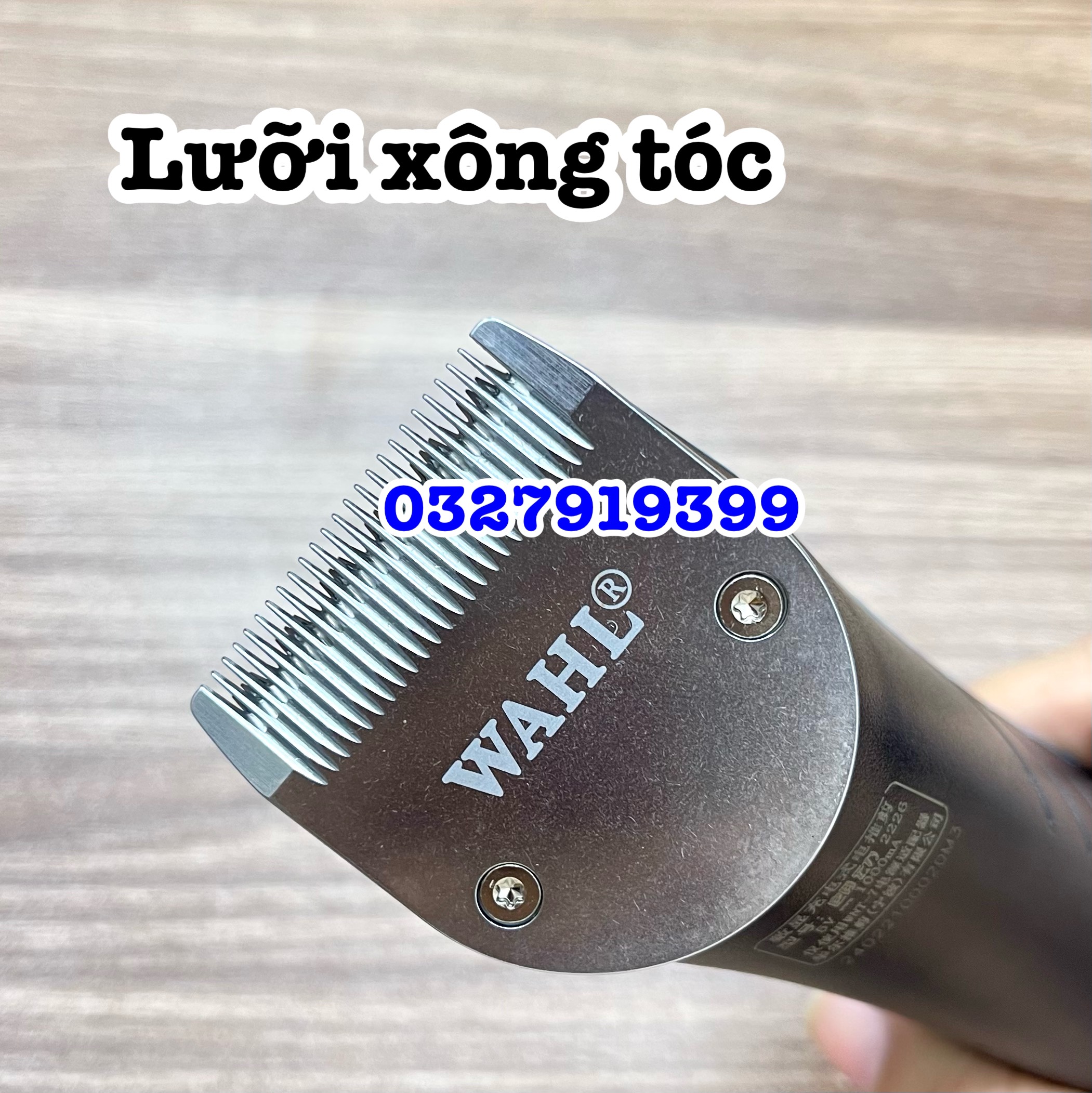 Wahl Tông Đơ Cắt Tóc Chính Hãng WAHL 2226 - Model Mới Nhất, Lưỡi Thép Cao Cấp, Màn Hình LCD, Sạc Nhanh 2,5-3 Giờ, Sử Dụng Liên Tục 260 Phút, Bộ 4 Cữ Nhựa Kèm Theo