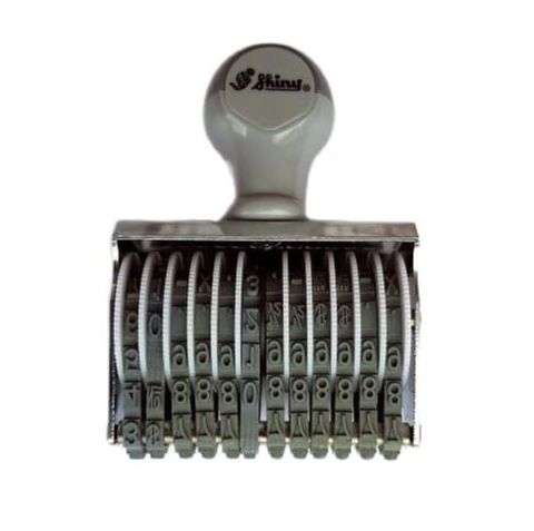 Dấu 12 số 3mm xoay tay - Shiny N512 ( 12 Digit Numbers )