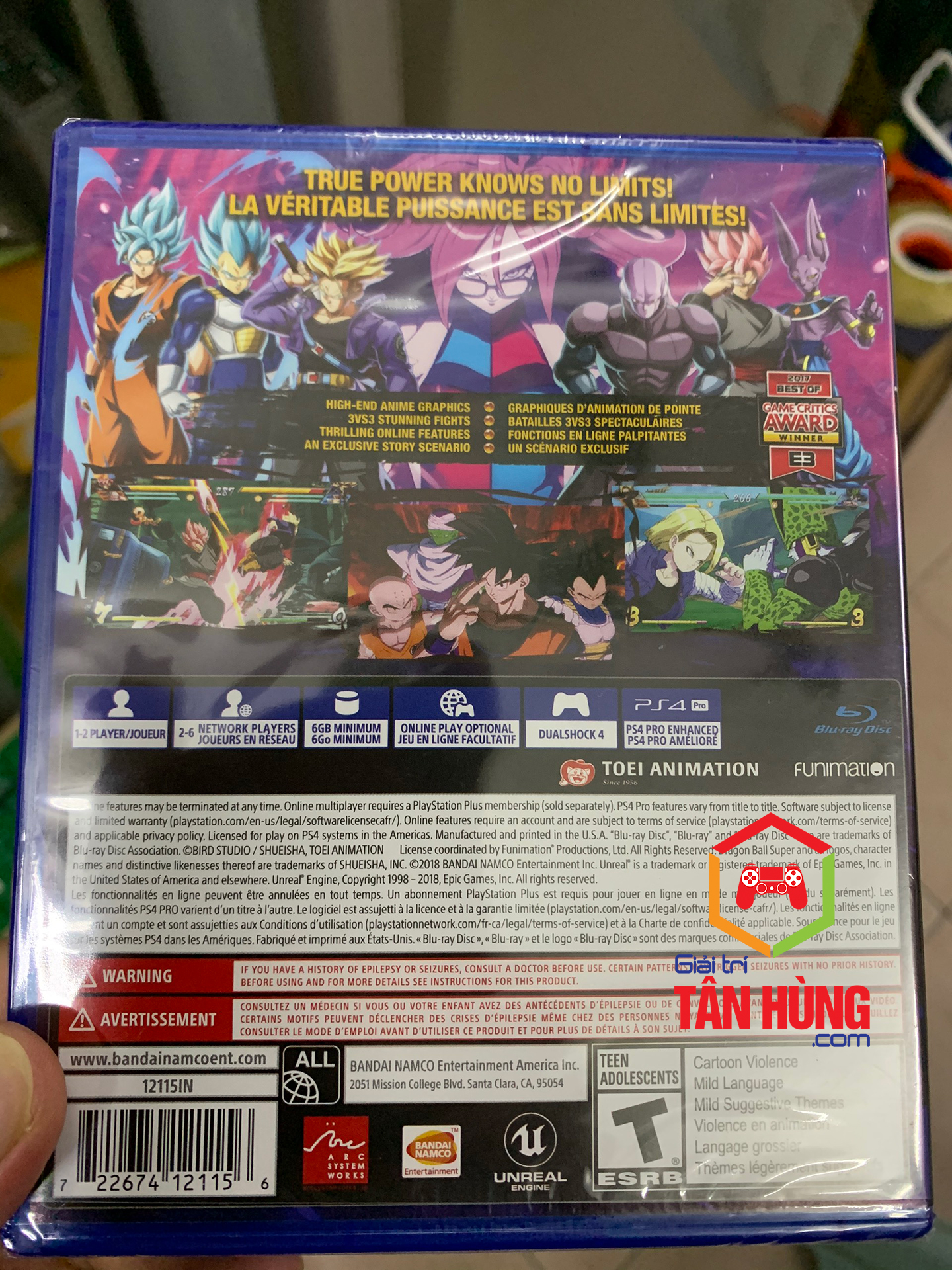 ĐĨa Game Ps4 Dragon Ball Fighter Z