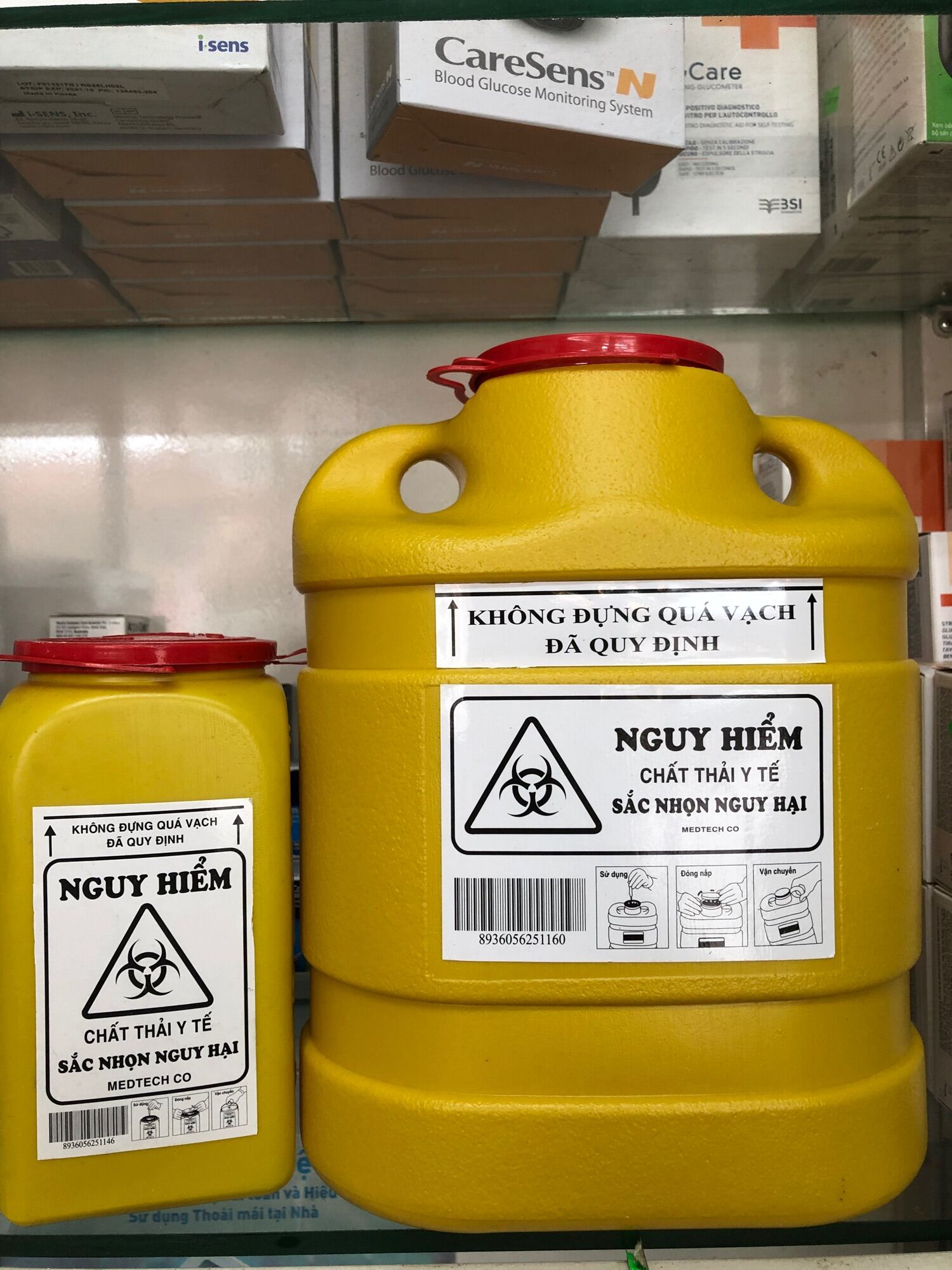 Bình hủy kim 1.5L, 6.8L