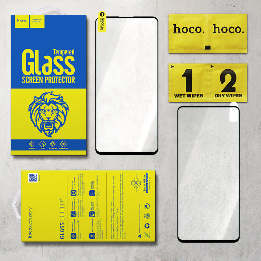 Miếng kính cường lực cho Xiaomi Mi 10T Lite Full màn hình hiệu Hoco