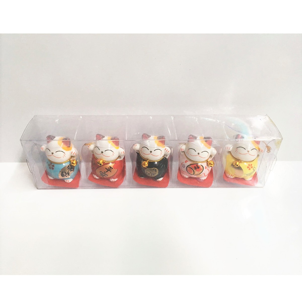 Bộ mèo thần tài mini may mắn tài tộc