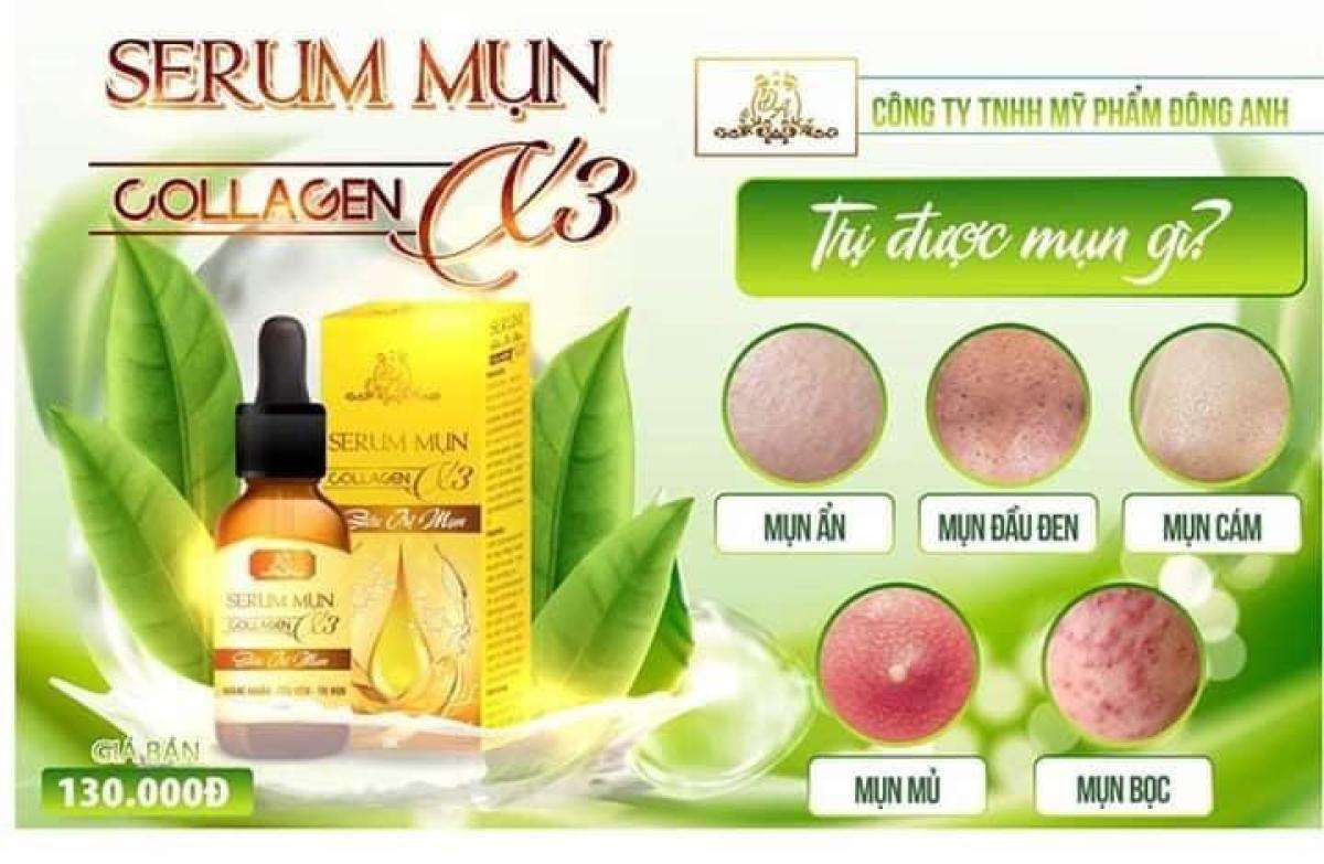 [HCM]Serum Mụn collagen X3 siêu sạch mụn