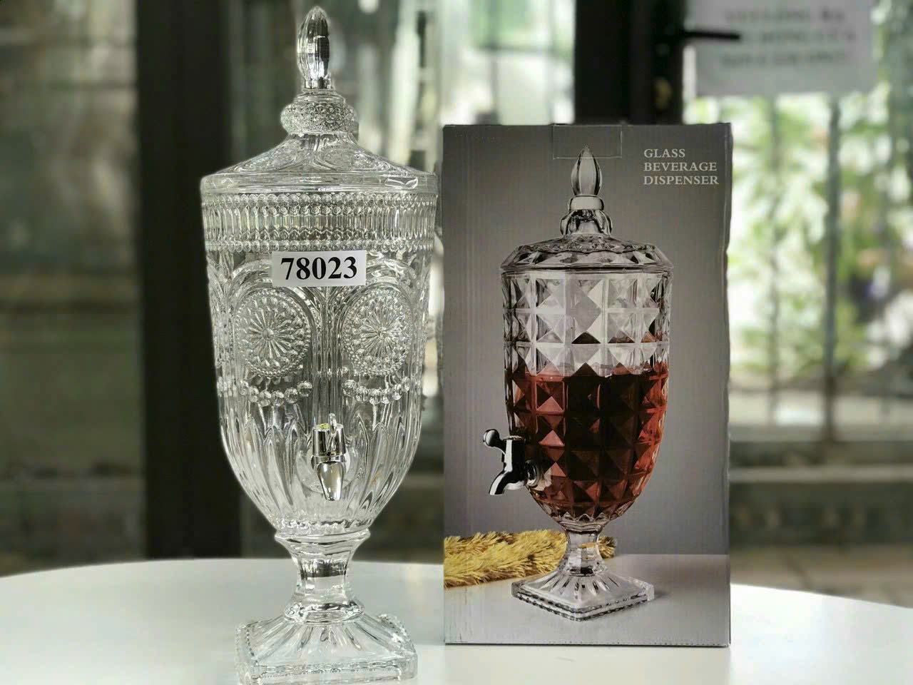 Bình Thủy Tinh Có Vòi 5 Lít