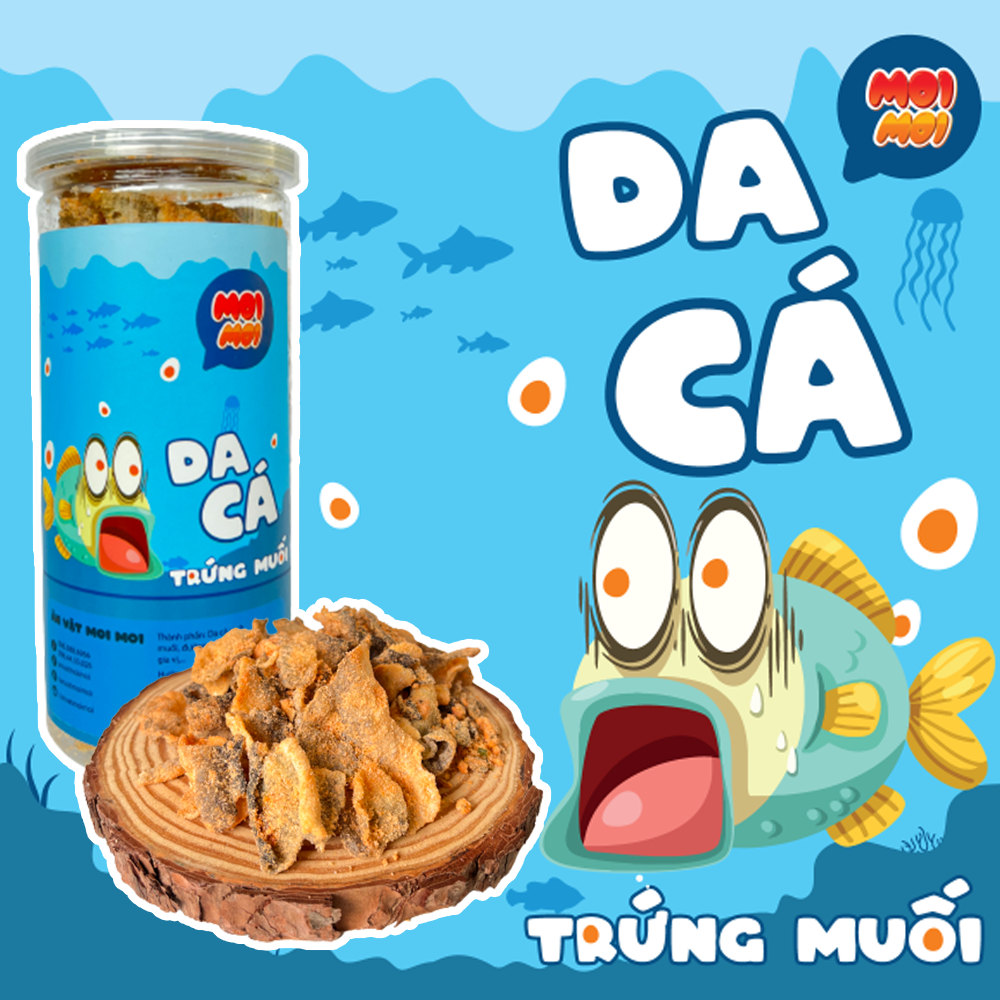 Da cá trứng muối 250gr - Đồ ăn vặt MoiMoi