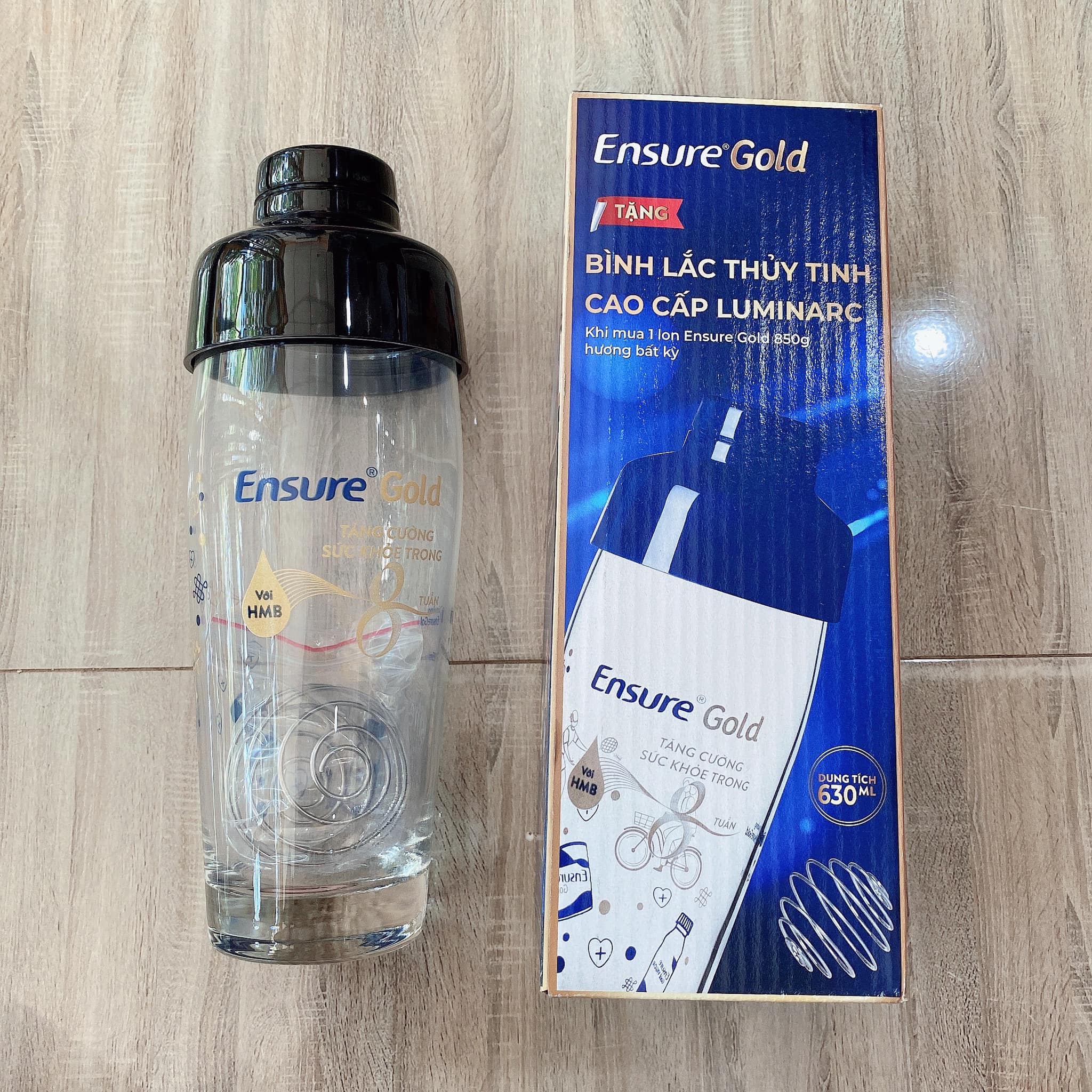 Bình lắc thuỷ tinh cao cấp Luminarc hkm ENSURE
