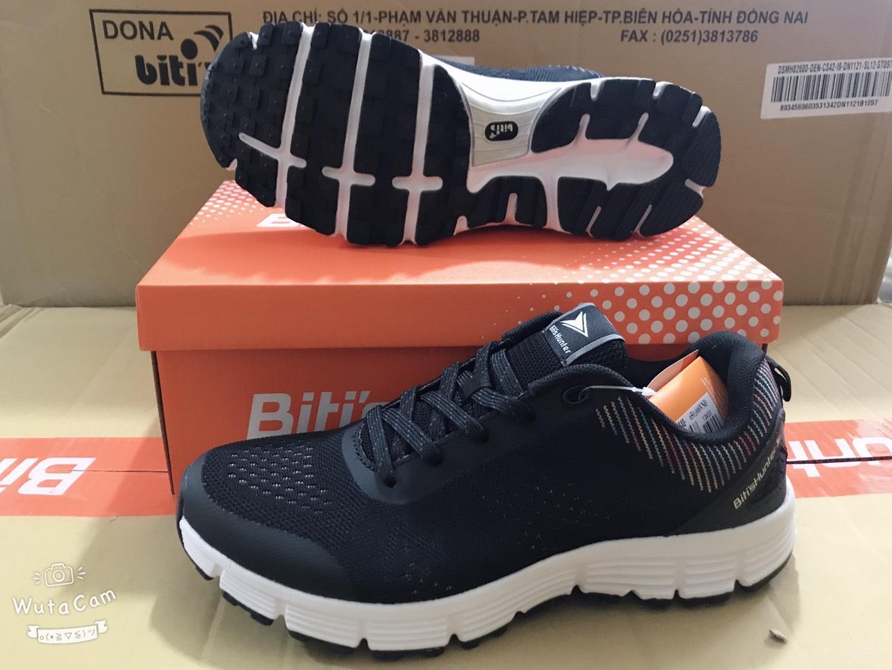 Giày Sneaker Nam Hunter 2019, DSMH02600DEN, Đen