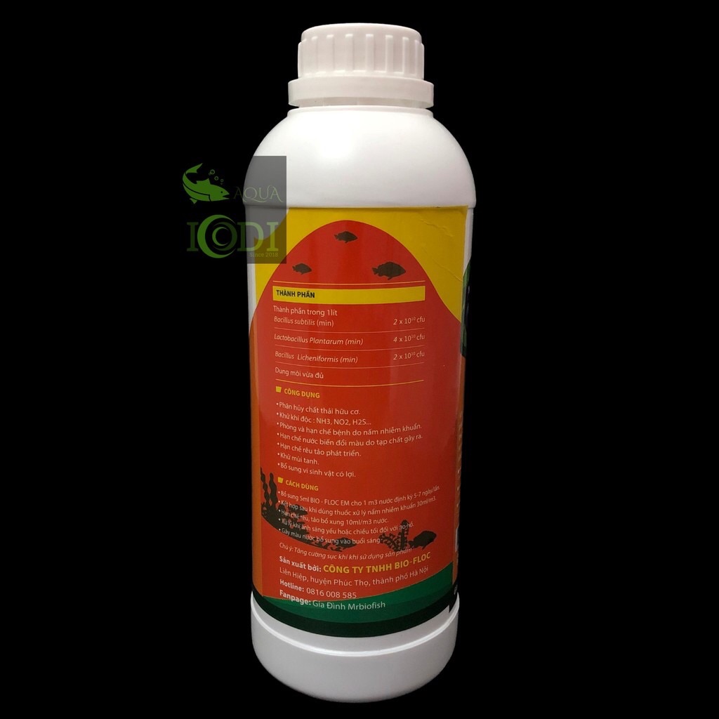 Vi sinh Mr Bio Fish BIO-FLOC EM 1 Lít cho hồ cá Koi