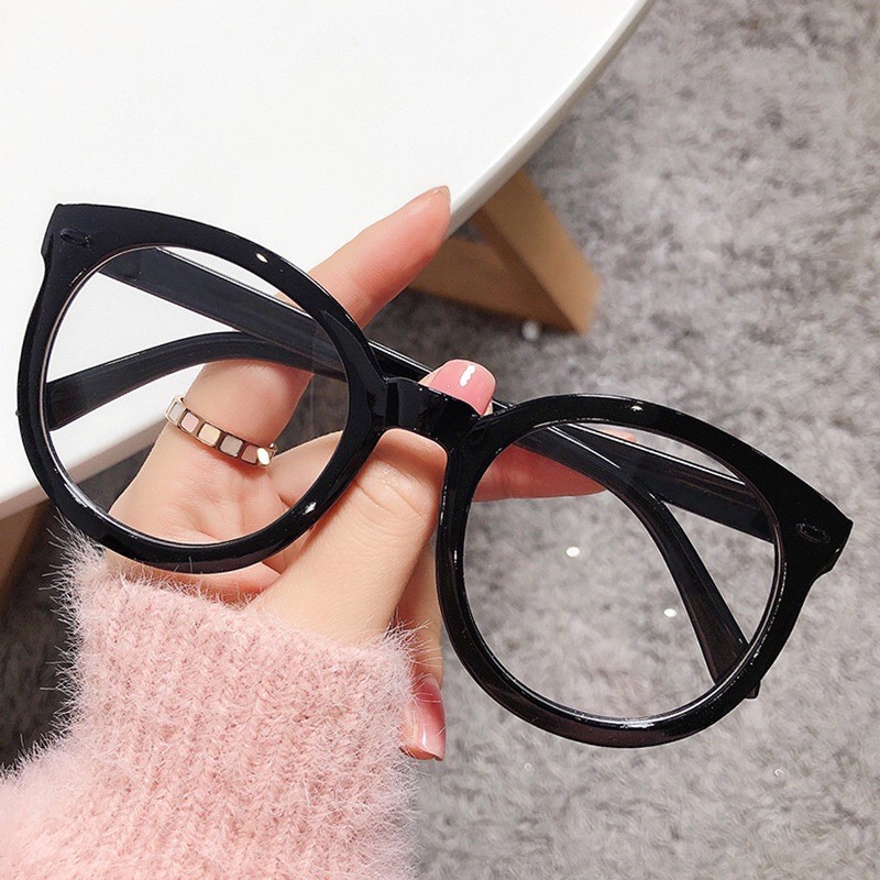 Mắt Kính Gọng Cận Form Tròn 459 Mắt Mèo RETRO Dễ Thương Cực Hot