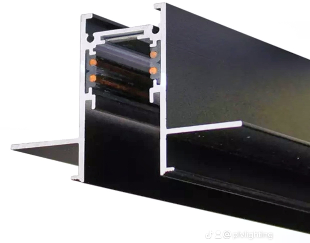 Thanh ray nam Châm điện 48v 2 mét lắp âm trần thạch cao