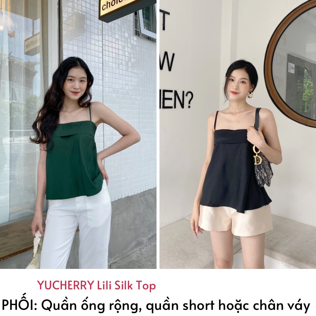 YU CHERRY | Áo nữ  Lili Silk Top YA368