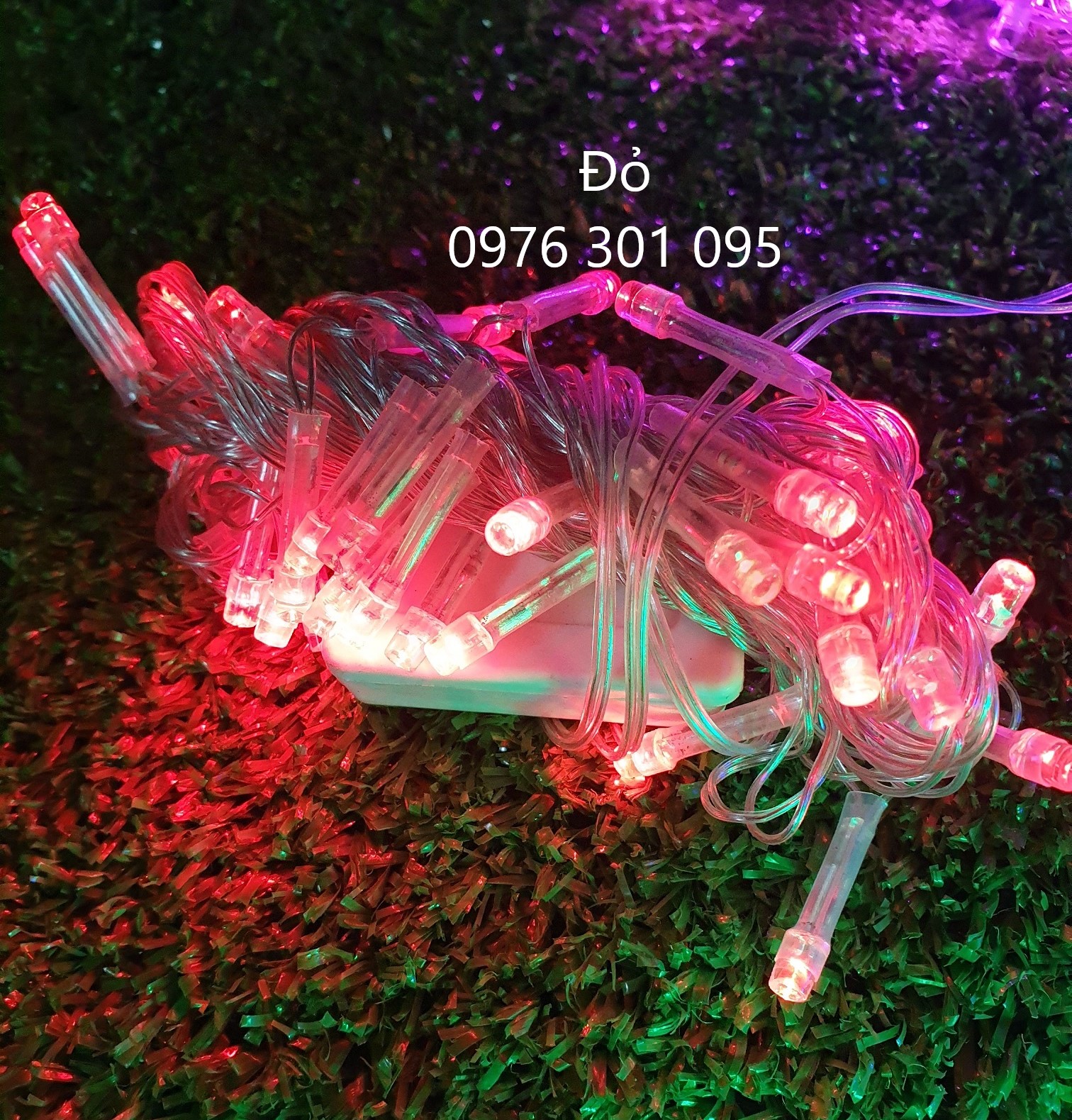 [Combo 2] 4m Flashing Led Light String for Christmas and New Year Decoration, Waterproof