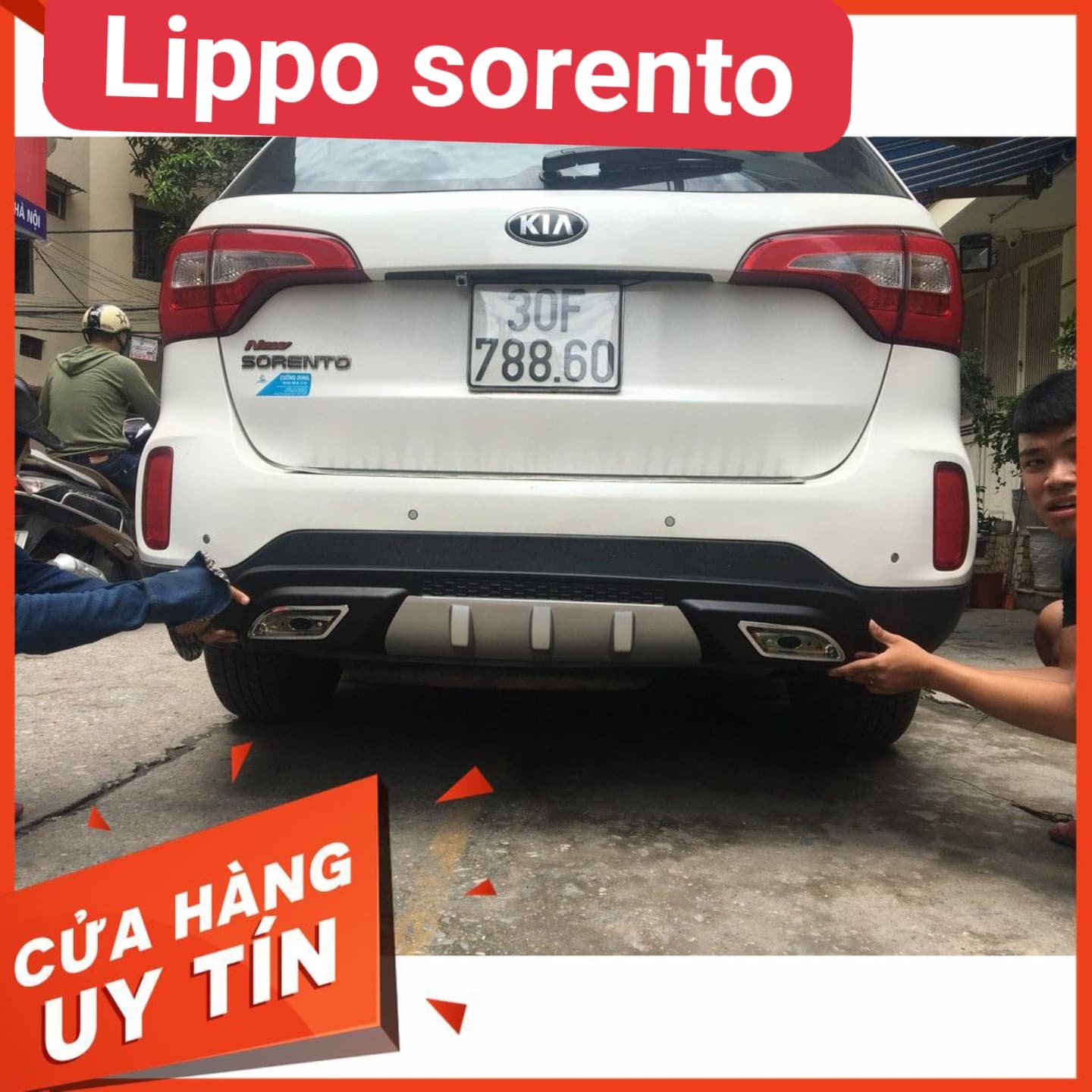 Lippo dùng chung các dòng xe sedan - Lip chia pô xe KIA Sorento