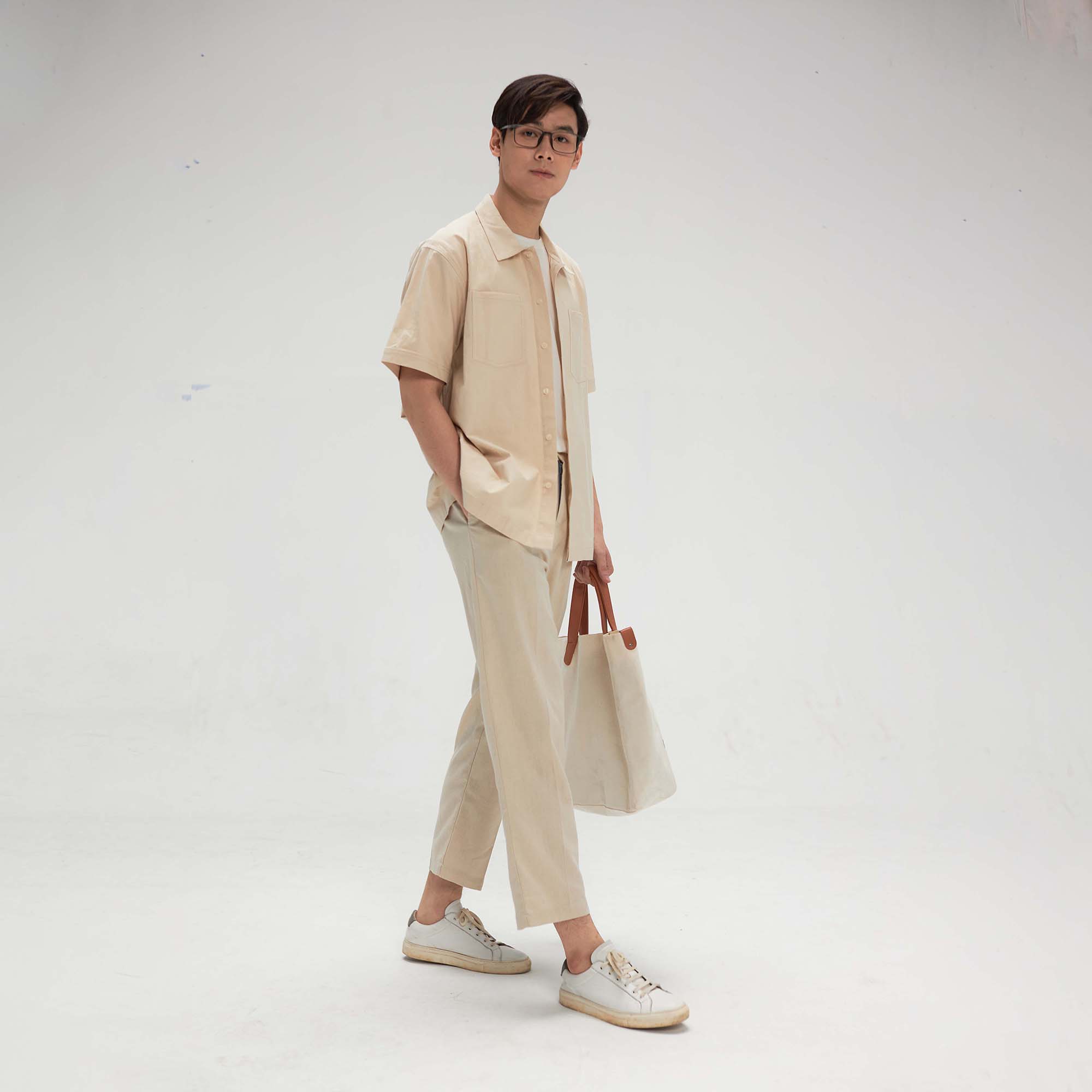 Áo sơ mi ngắn tay LOOK LINEN SHIRT