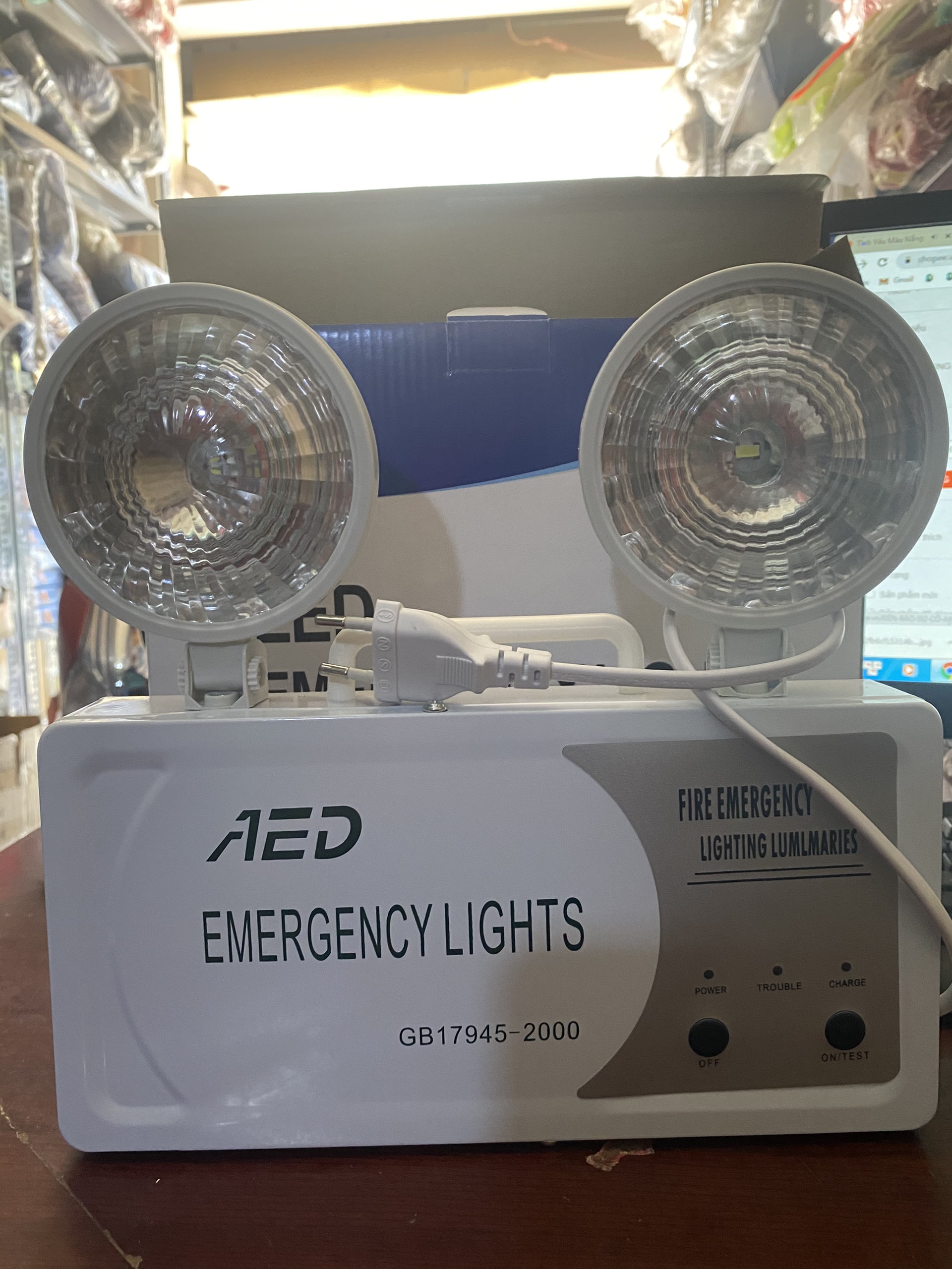 đèn sự cố AED
