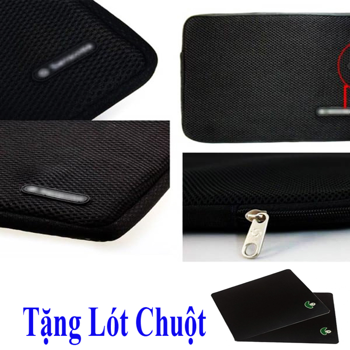 [HCM]Túi Chống sốc laptop 14 in tặng kèm lót chuột