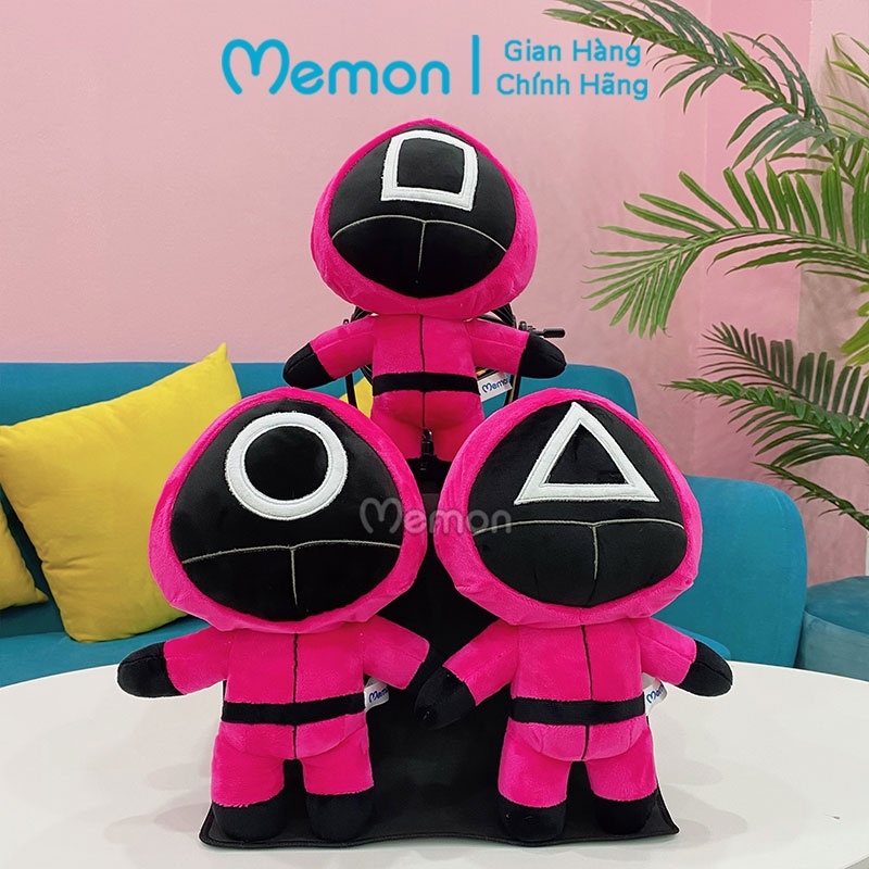 [Mã LIFEM1 giảm 50k đơn 99k] Gấu Bông Trò Chơi Con Mực Squid Game Cao Cấp Memon