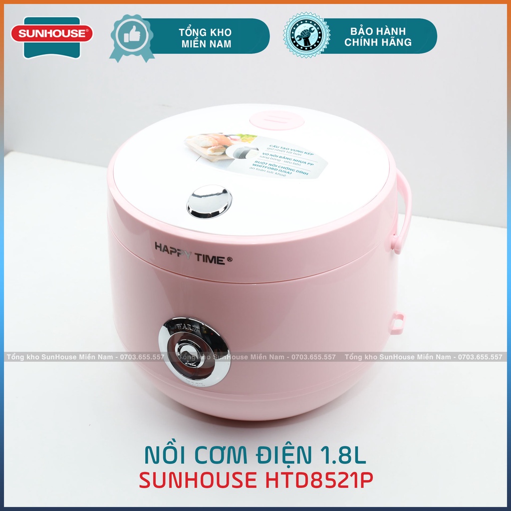 NỒI CƠM ĐIỆN 1.8L HAPPY TIME HTD8521P - FULLBOX