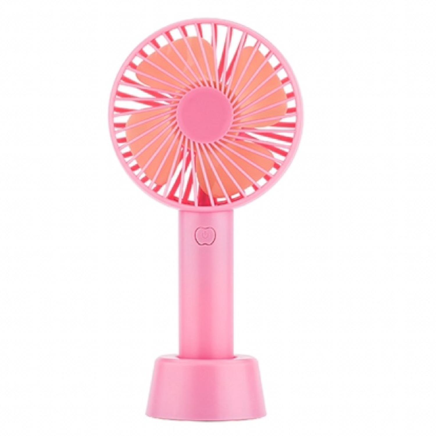 Quạt mini tích điện cầm tay có đế 3 tốc độ