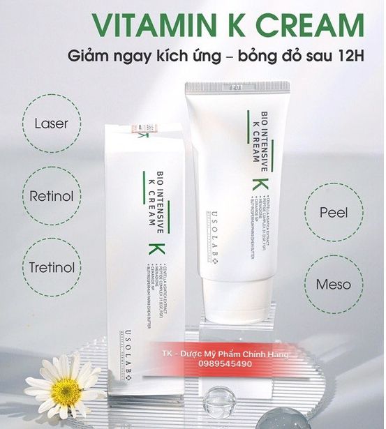 Kem usolab bio intensive k cream dưỡng da, phục hồi, dịu da - 50ml