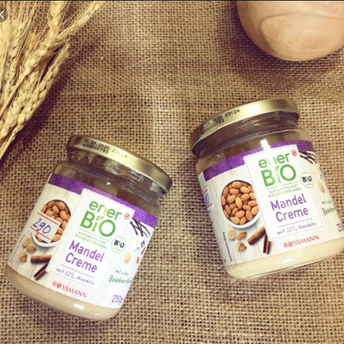 Bơ hạnh nhân hữu cơ enerBiO 250g