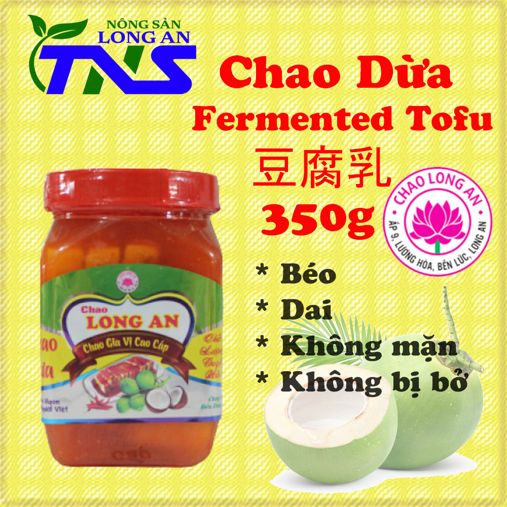 FreeShip-Chao dừa Long An size trung 350g