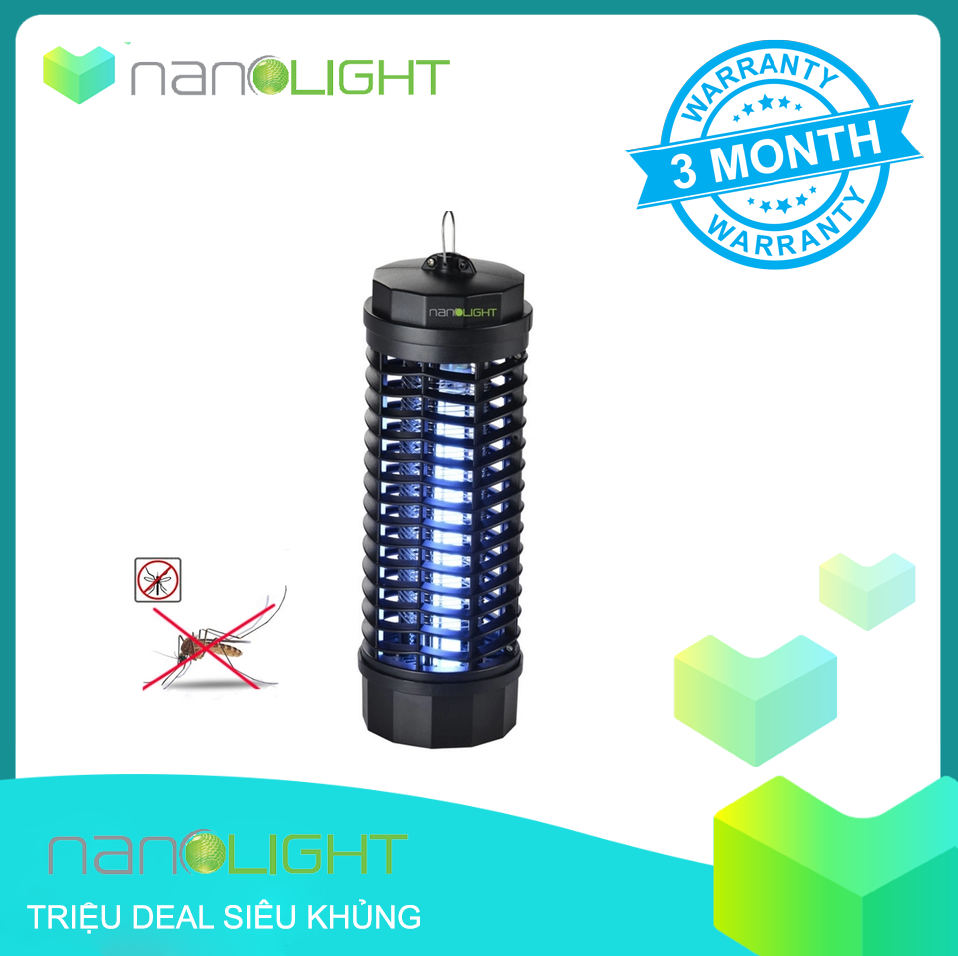 Đèn ngủ diệt muỗi và côn trùng Nanolight IK-002 (Đen)