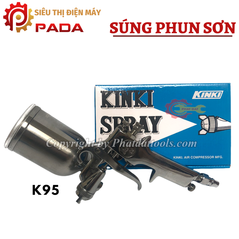 Sung phun sơn KINKI K95 JAPAN-Lỗ phun 1.5