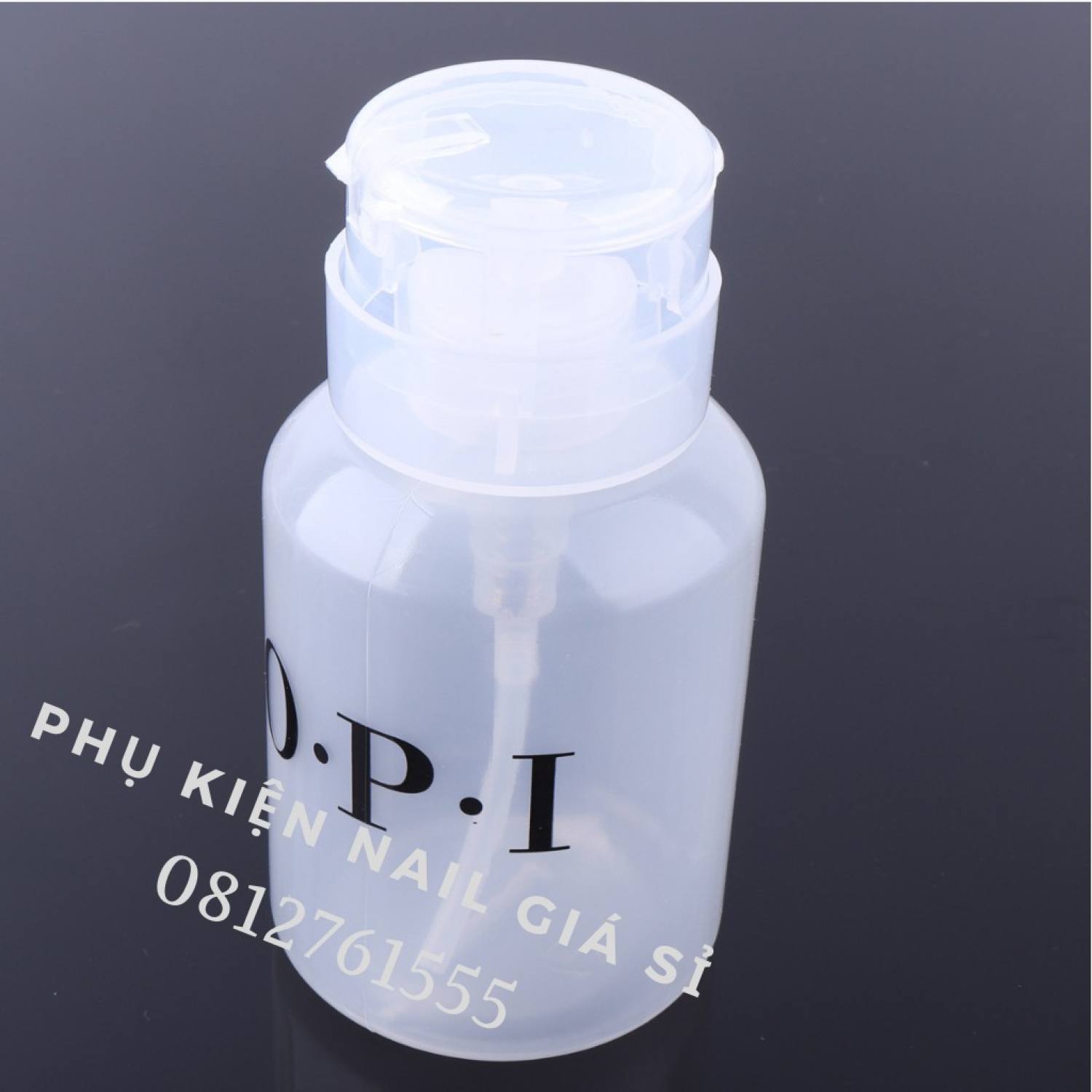 Bình OPI, Lọ đựng cồn acetone 250ml đầu xịt