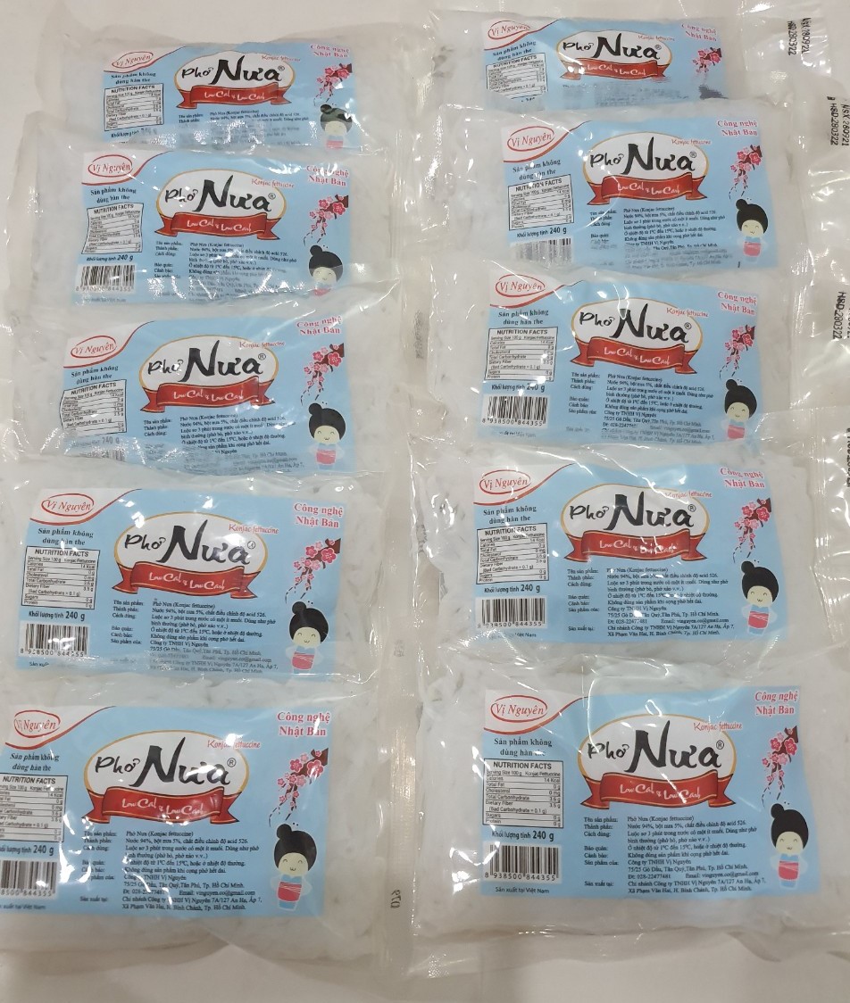 Phở nưa Vị Nguyên Keto Das 240g Date mới