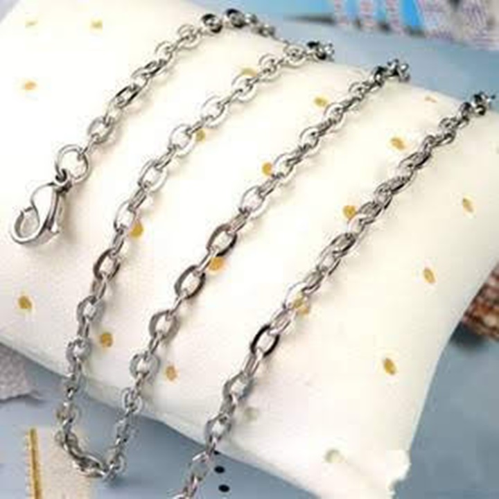 Dây chuyền titan móc xích sang chảnh đơn giản D09