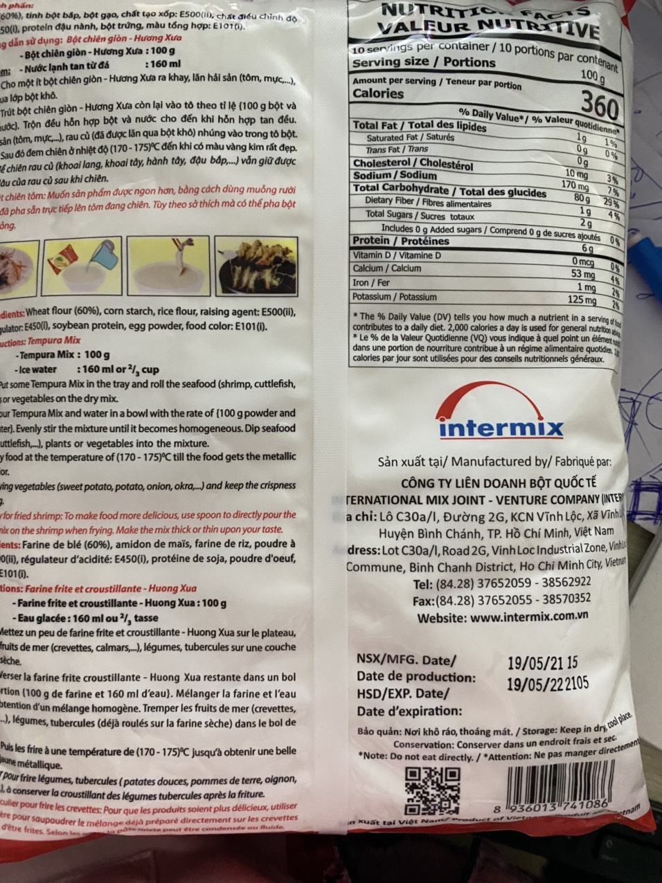 Bột chiên giòn MIKKO 1kg