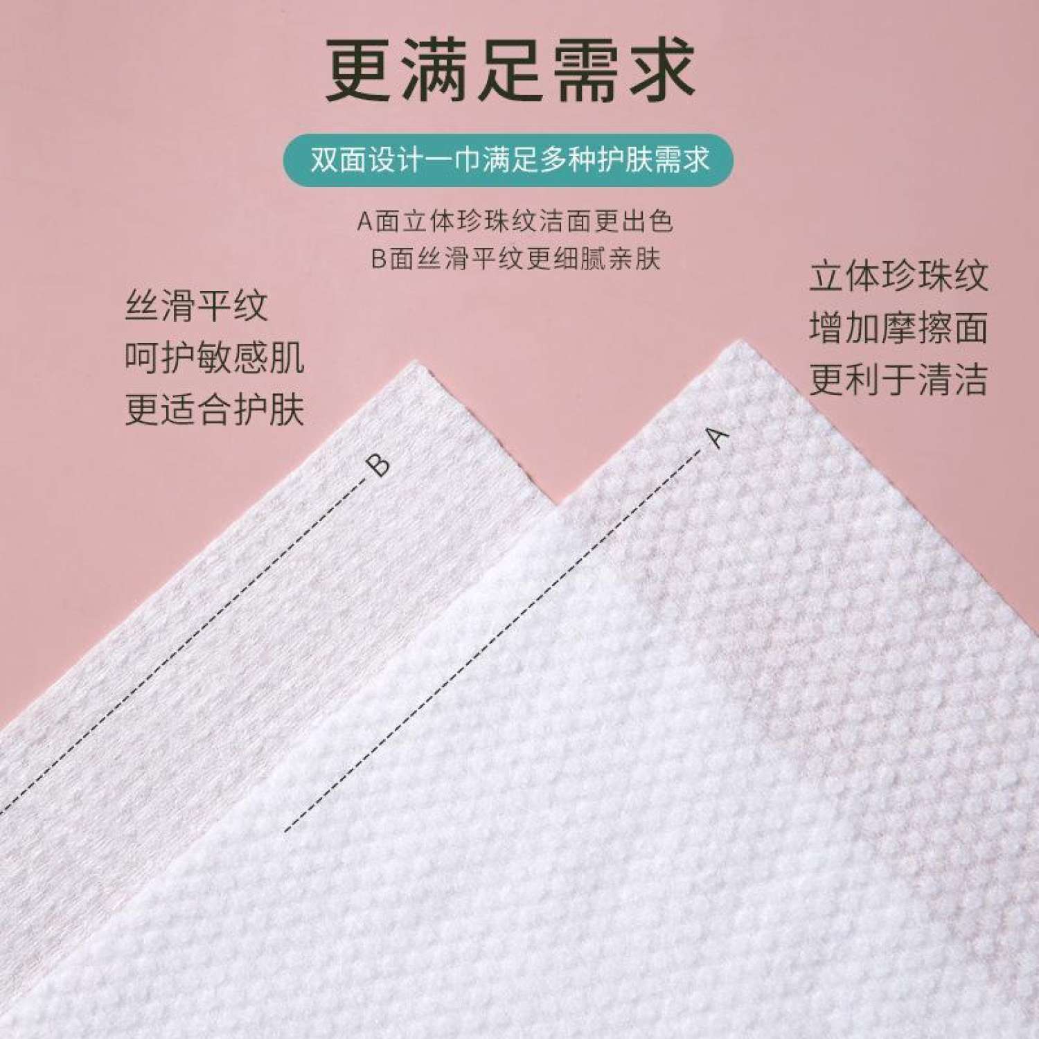 Túi khăn giấy khô cotton dùng 1 lần dày dặn mềm mại cở lớn 20 20cm có thể - ảnh sản phẩm 5