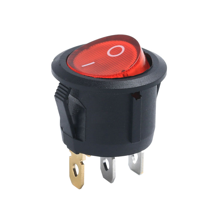 MỘT CẶP CÔNG TẮC 3 CHÂN CÓ ĐÈN KCD1