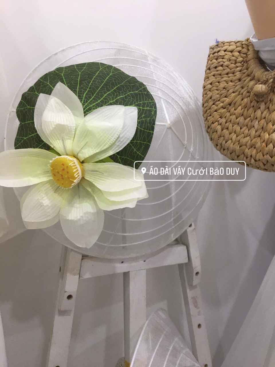 Nón nan tre- nón lá chụp ảnh