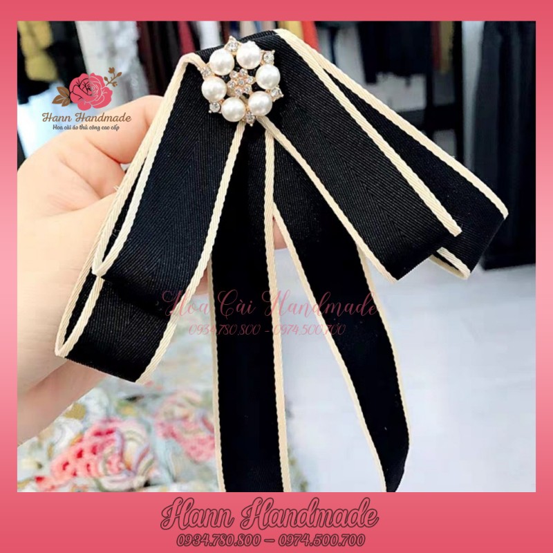 Nơ Cài Áo Cao Cấp Cài Áo Các Loại [HANN HANDMADE - Hoa cài áo, phụ kiện thời trang sỉ]