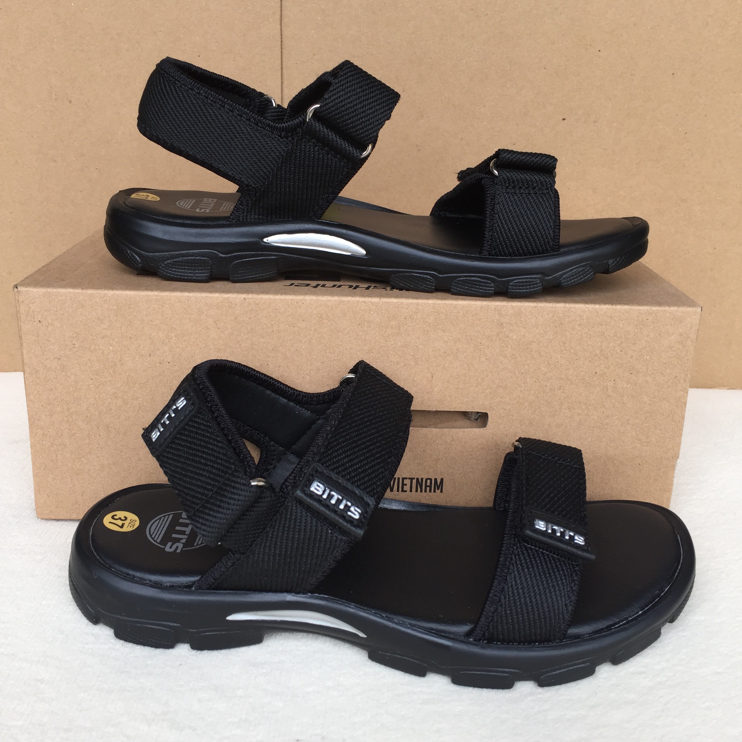 Dép sandal trẻ em nam DPB056300DEN (Đen)
