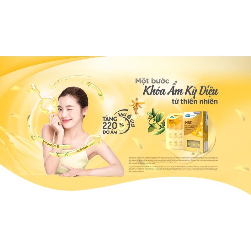 1 viên - Viên  VITAMIN E NNO dưỡng ẩm - khóa ẩm da