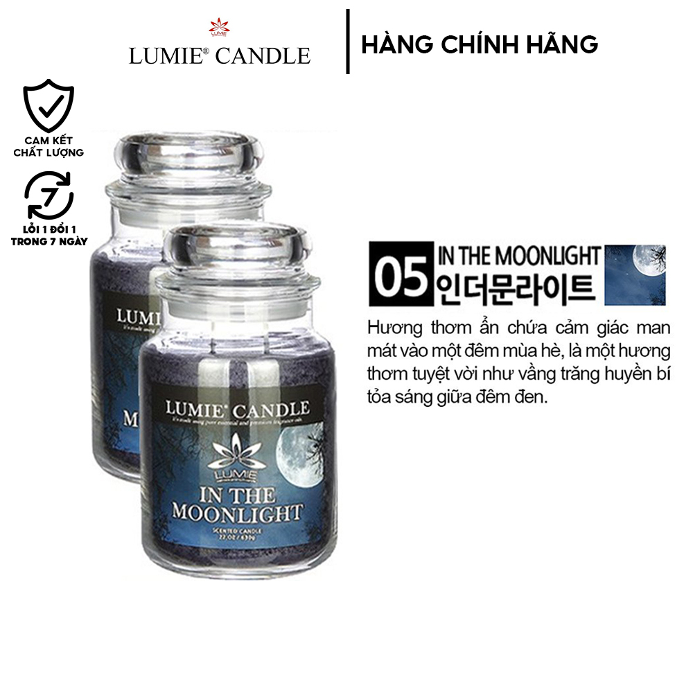 Nến Thơm Hàn Quốc Lumie Candle - Size L 630g