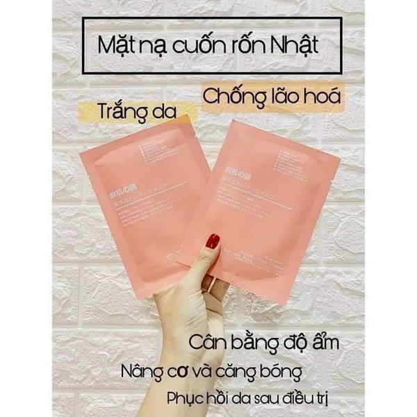 Mặt nạ nhau thai cuốn rốn Nhật Bản