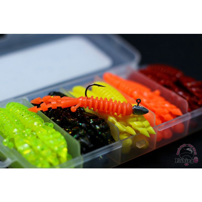 mồi mềm MINI câu cá nhát , mồi mềm siêu nhạy cá , SOLT BAIT